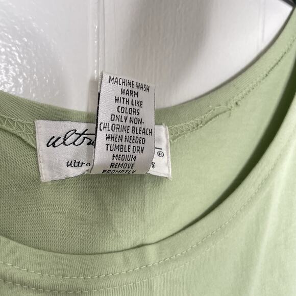 NWT Vintage Maxi Dress Green Cotton Size M Patchwork Block Print Boho Hippie Art - Picture 4 of 12